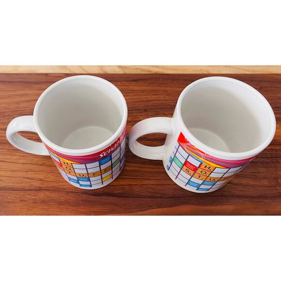 Scrabble Game "Coffee Break / Hot Stuff" Mugs (2) - Picture 6 of 14